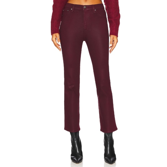 PISTOLA - Lennon High Rise Crop Boot in Coated Merlot | Size: 27W | NWT/NEW - Picture 2 of 9